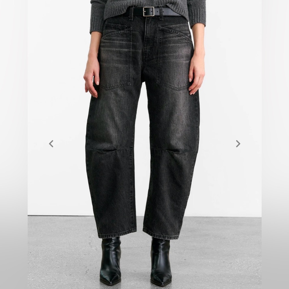 EUC Nili Lotan Washed Black Shon Jean